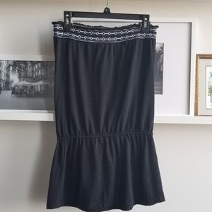 Lucky Brand Blue Tube Dress Cover Up